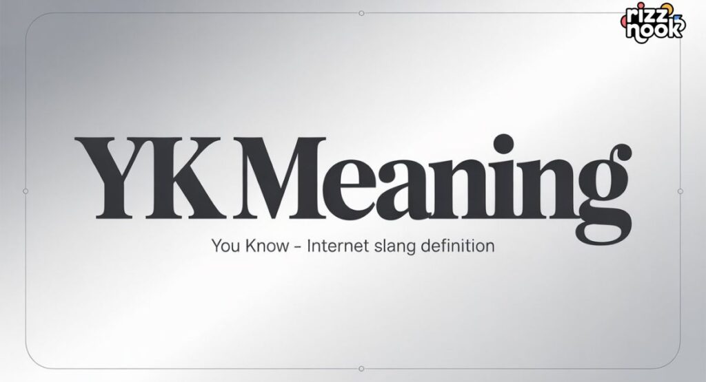 YK Meaning in Chat From a Boy