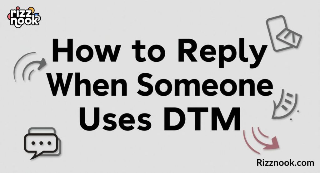 How to Reply When Someone Uses DTM