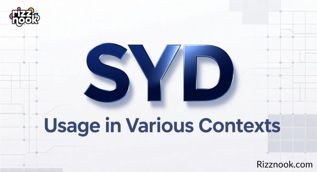 SYD Meaning in Text: Usage in Various Contexts