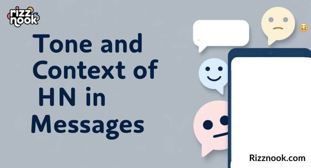 Tone and Context of HN in Messages