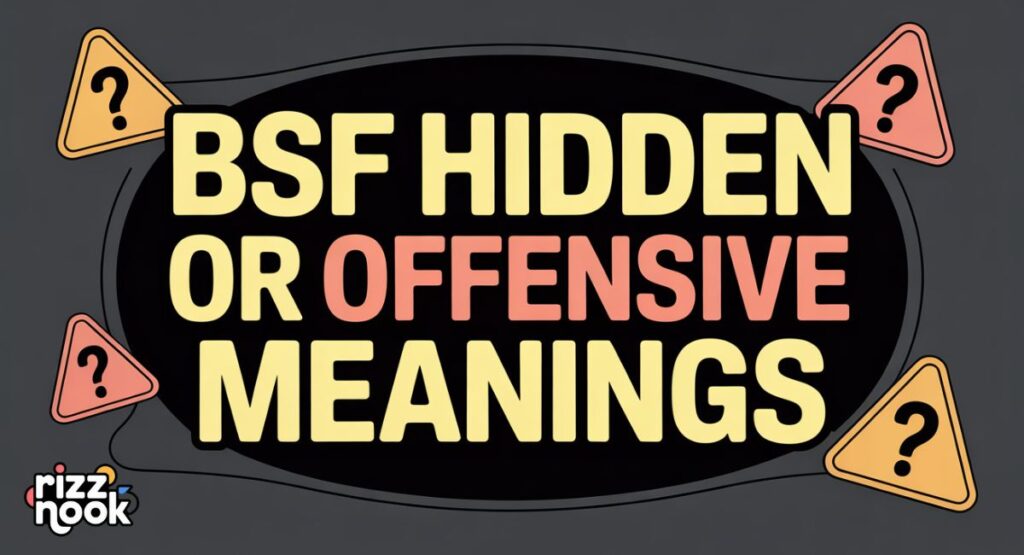 BSF Hidden or Offensive Meanings