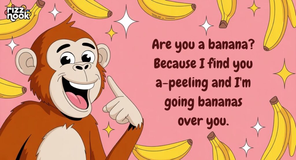 Cute Rizz Monkey GIF Pick Up Lines