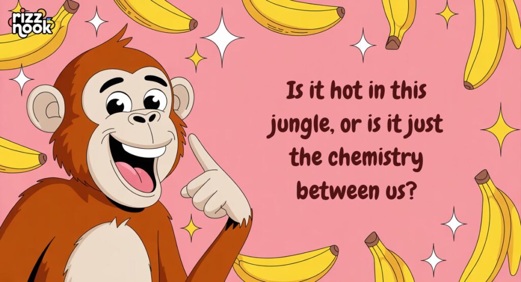 Flirty Rizz Monkey GIF Pick Up Lines