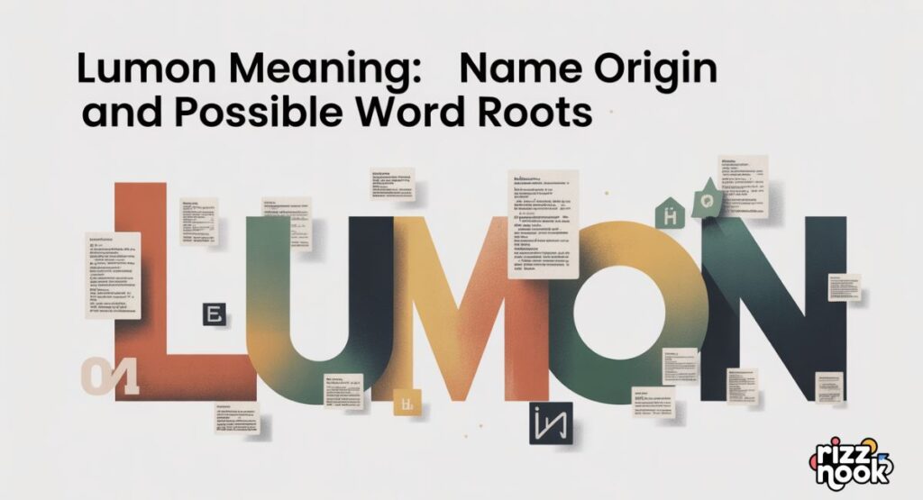 Lumon Meaning: Name Origin and Possible Word Roots