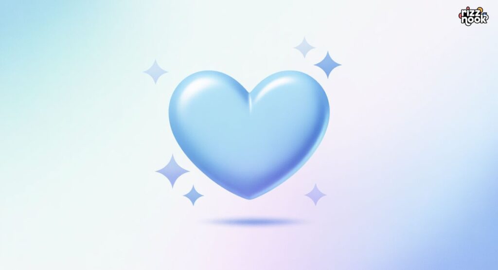 Light Blue Heart Emoji