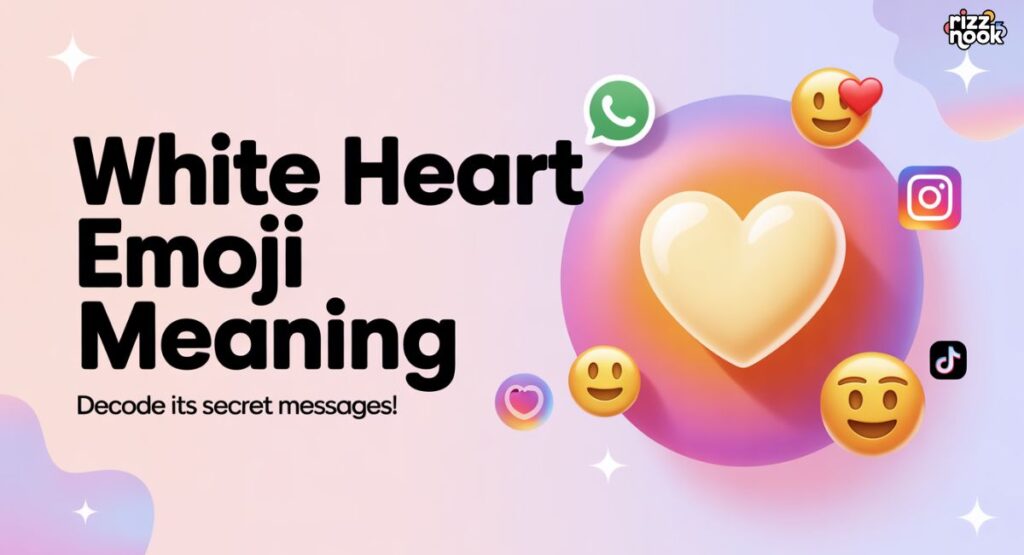 What Does the White Heart Emoji Mean in Text & Chat?