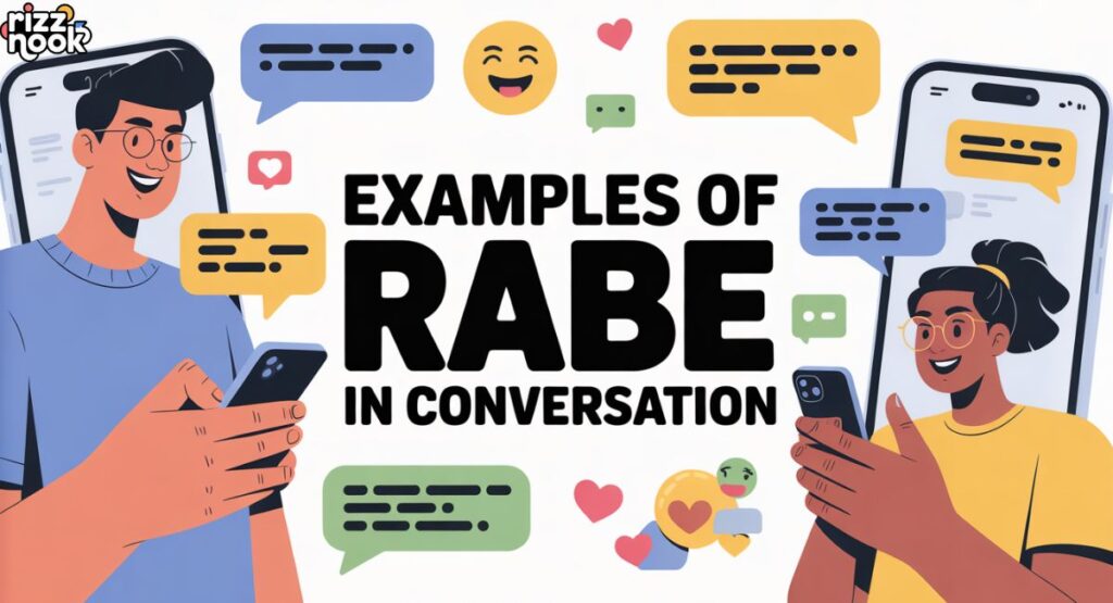 Examples of Rabe in Conversation