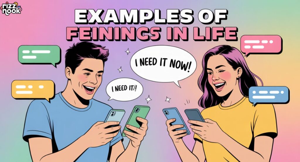 Examples of Feining in Real Life