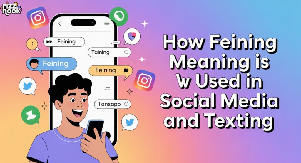 How Feining Meaning Is Used in Social Media and Texting