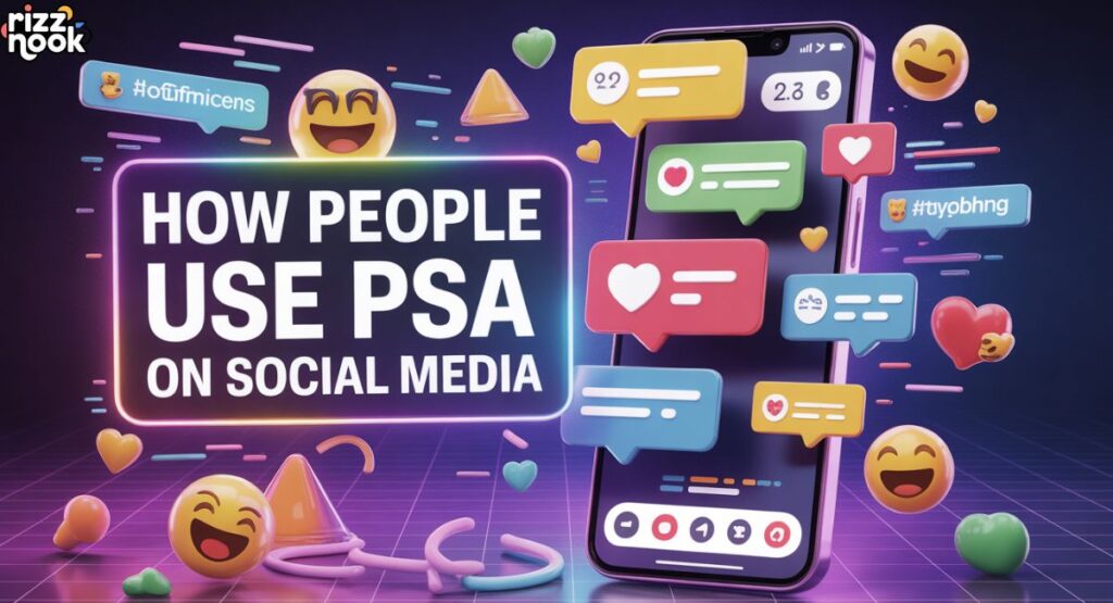 How People Use PSA on Social Media