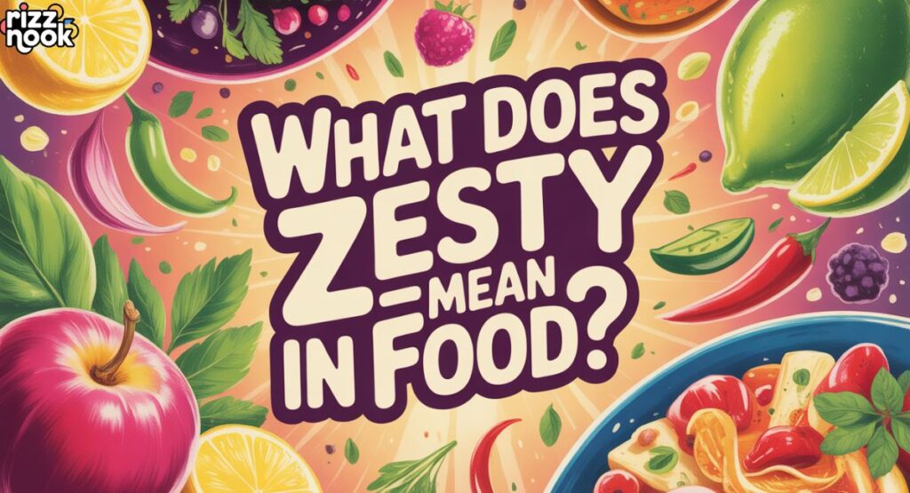 What Does Zesty Mean in Food?